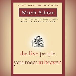 Barnes & Noble The Five People You Meet in Heaven Book - Red and Cream
